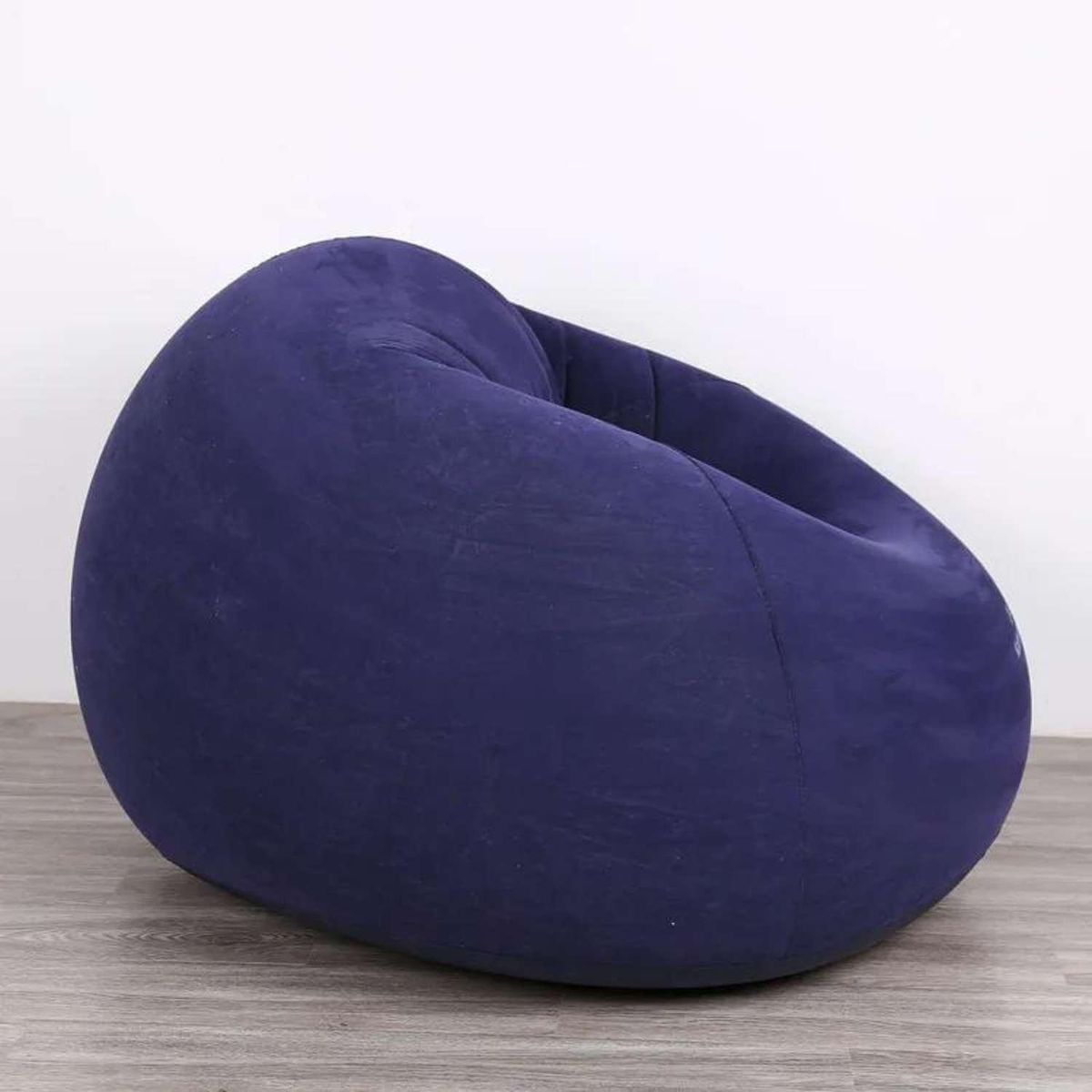SOHOGAR - Puff inflable azul 60x90x90 cm