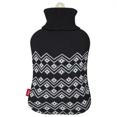 THERMICA - Guatero 2 Lt Tejido Negro Rombos Blancos