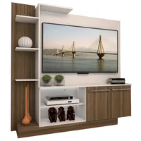 Centro de entretenimiento 55 "" 2473.0002 Blanco café 165x164x32.5 cm