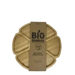 DECOGREEN - Tabla Picoteo Aperitivo de Bambú 30x2 cm Natural