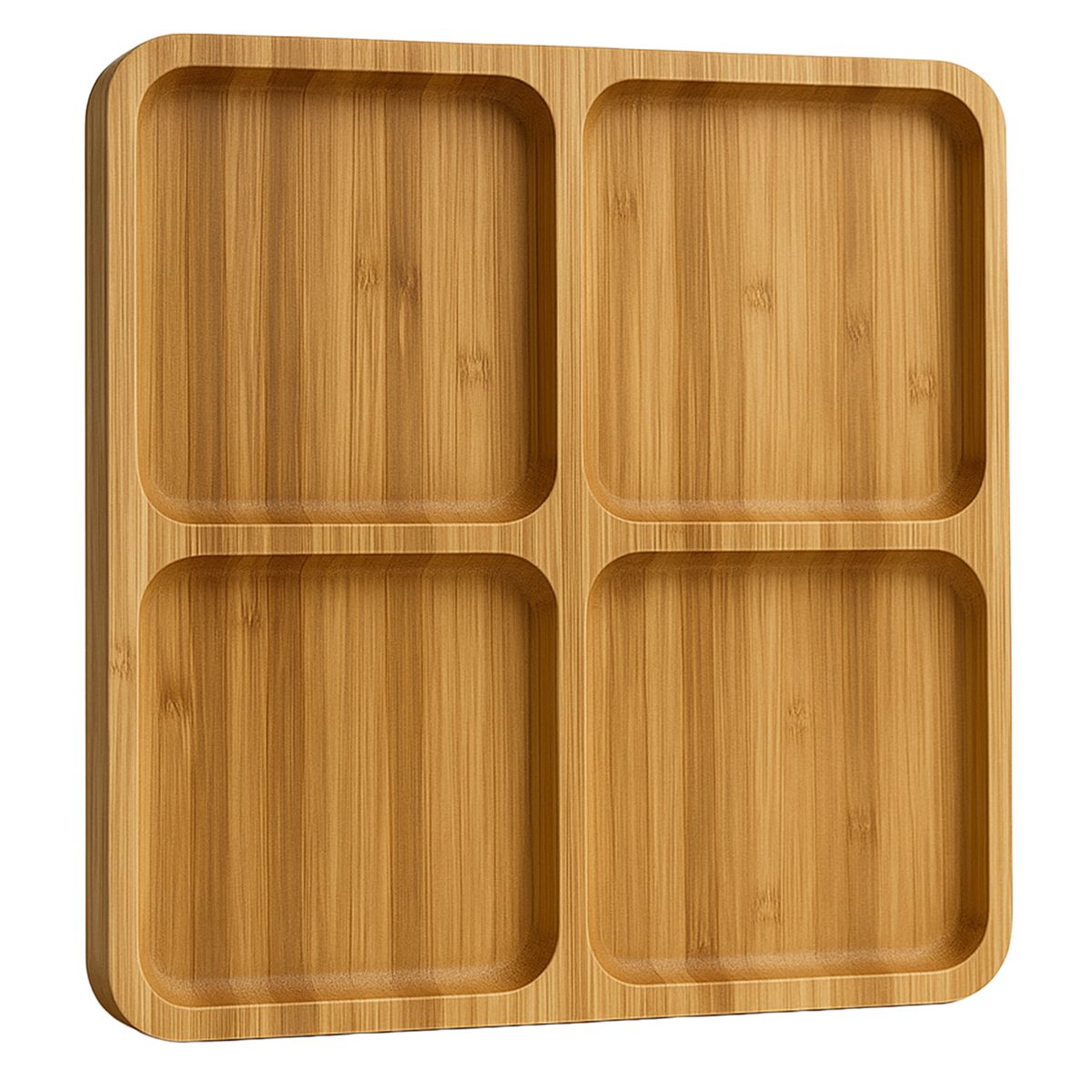 DECOGREEN - Tabla Picoteo Aperitivo de Bambú 30x2 cm Natural