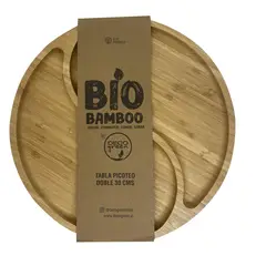 DECOGREEN - Tabla Picoteo Aperitivo de Bambú 30x2 cm Natural