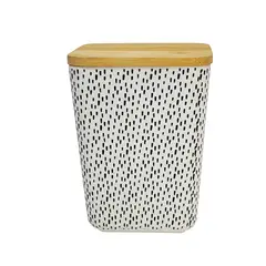 DECOGREEN - Canister 14 cm BioBamboo Puntos