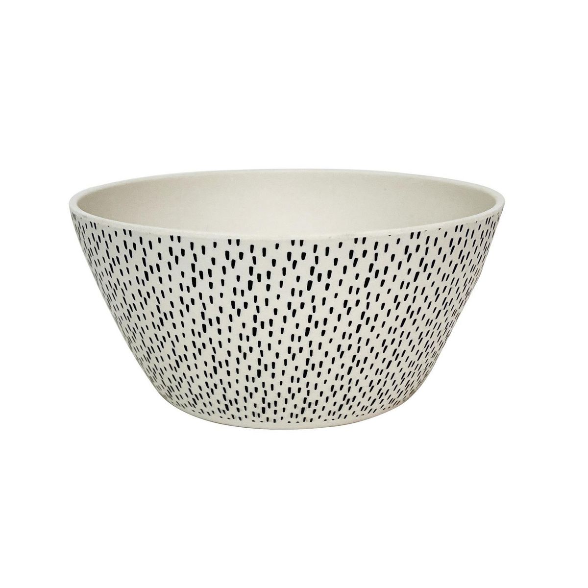 DECOGREEN - Bowl Decogreen Palo 15 Cm Blanco Y Negro 600 Ml
