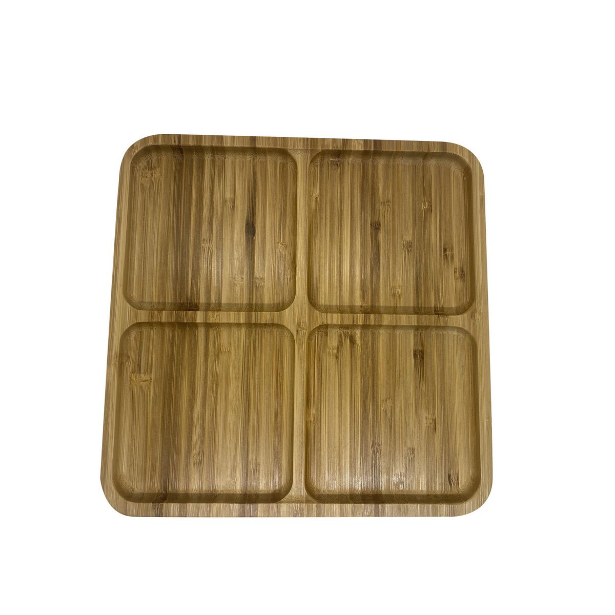 DECOGREEN - Tabla Picoteo Aperitivo de Bambú 30x2 cm Natural