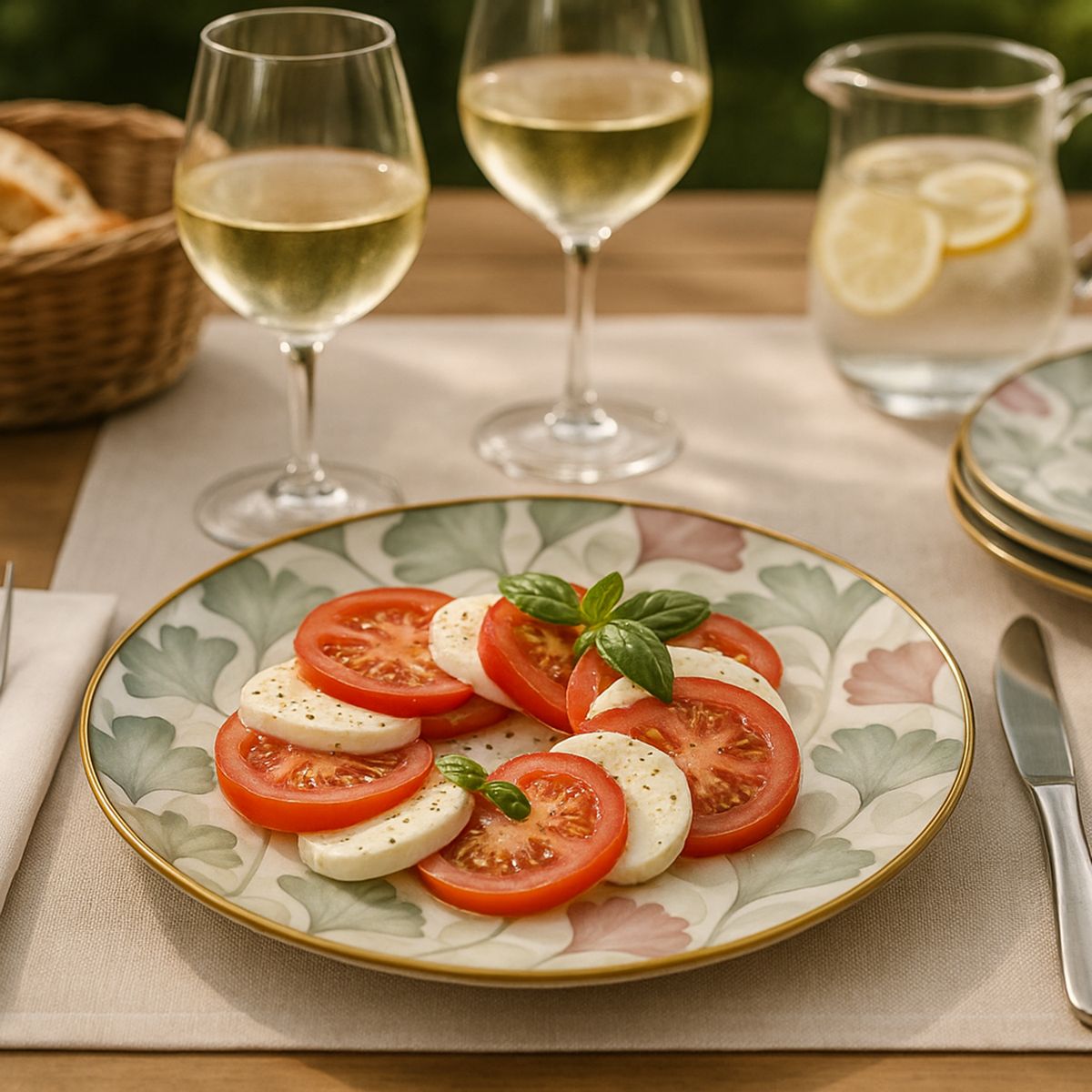 DECOGREEN - Plato Biobamboo Gingko 25 cm