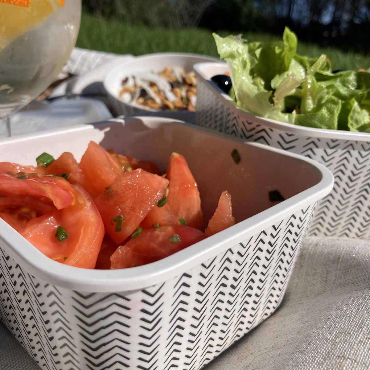 DECOGREEN - Contenedor Bambú 500 ml