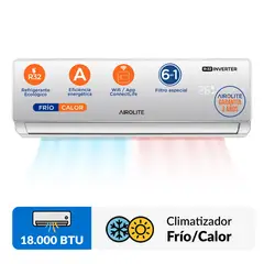 AIROLITE - Aire Acondicionado Split Inverter 18000 BTU