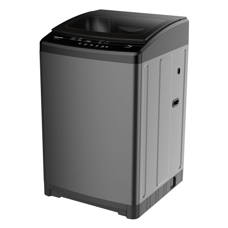 HISENSE - Lavadora Carga Superior 19 Titanium Grey WT3W1923UT