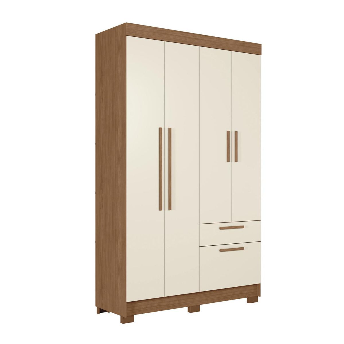 ONESSTA - Closet 4 Puerta(s) 2 Cajón(es) 4 Repisa(s) 130x214x46 cm Arena