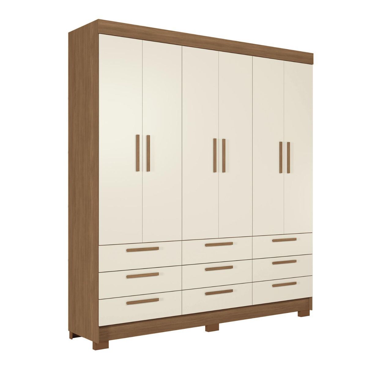 ONESSTA - Closet 6 Puerta(s) 9 Cajón(es) 5 Repisa(s) 194.4x214x46 cm Arena