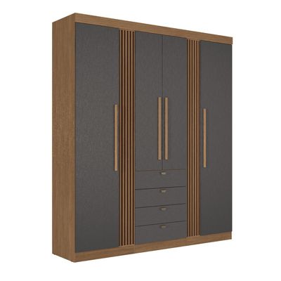 Imagen 2 del producto Closet 4 Puerta(s) 4 Cajón(es) 6 Repisa(s) 191x219x46.3 cm Grafito