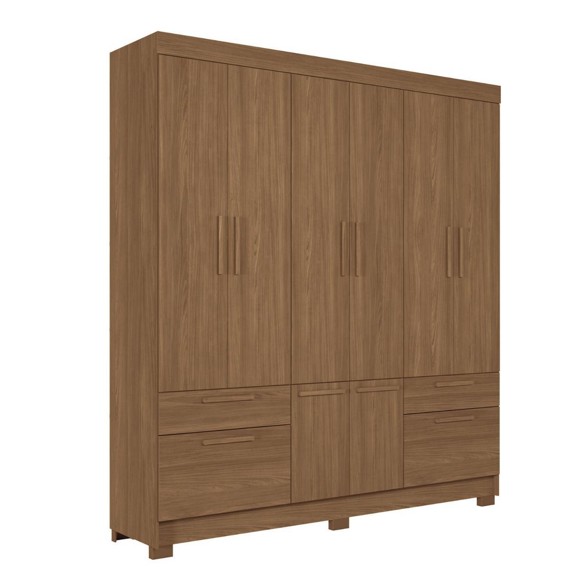 ONESSTA - Closet 8 Puerta(s) 4 Cajón(es) 8 Repisa(s) 194.4x214x46 cm Jatoba