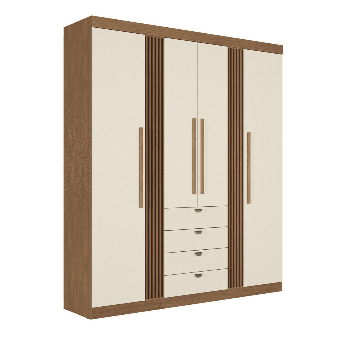 ONESSTA - Closet 4 Puerta(s) 4 Cajón(es) 6 Repisa(s) 191x219x46.3 cm Arena