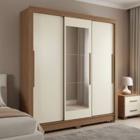 Closet 3 Puerta(s) 2 Cajón(es) 6 Repisa(s) 204x214x49 cm Arena