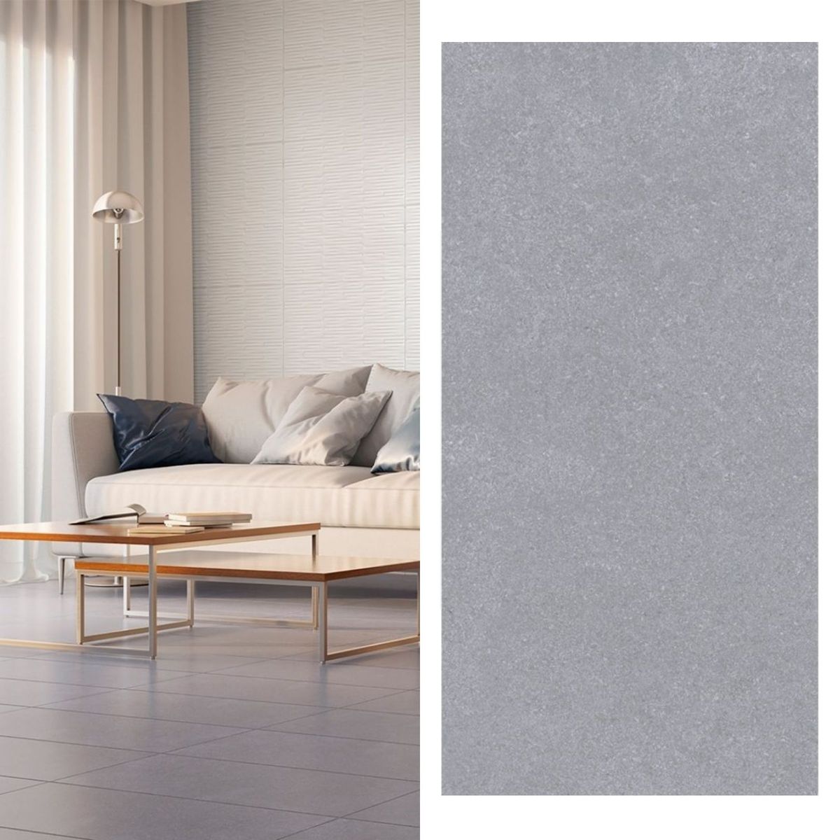 ANGELGRES - Cerámica 31x60 cm Capri Gris 2.03 m2