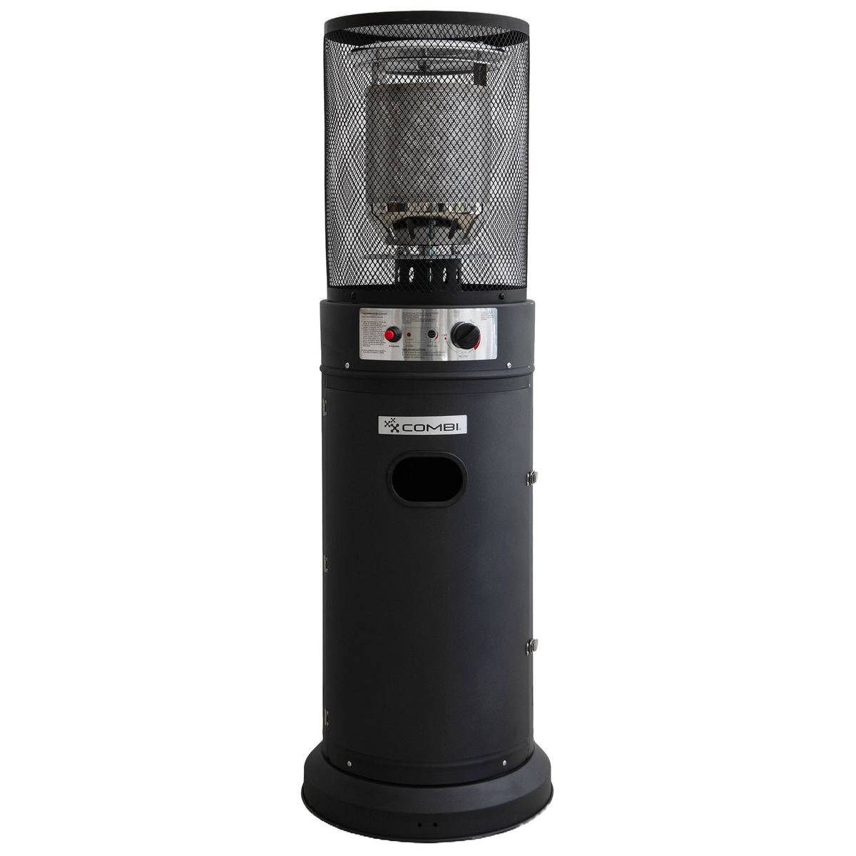 COMBI - Estufa de Exterior a Gas Acero Negro