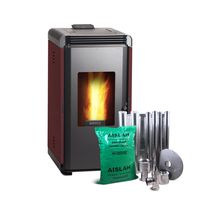 Combo Estufa Pellet Hera+ Burdeo