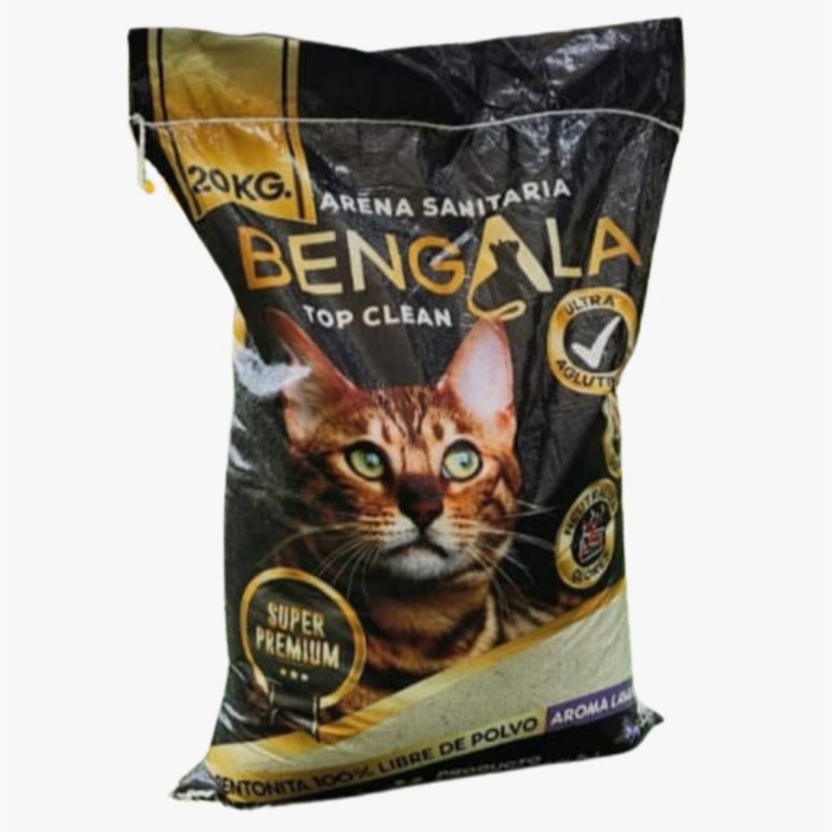 BENGALA - Arena sanitaria gato 20 kg aroma lavanda