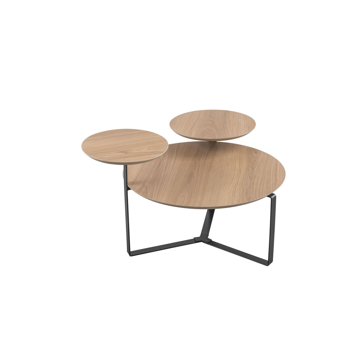 DECOCASA - Mesa de centro Domenica Café 61.8x45x45 cm