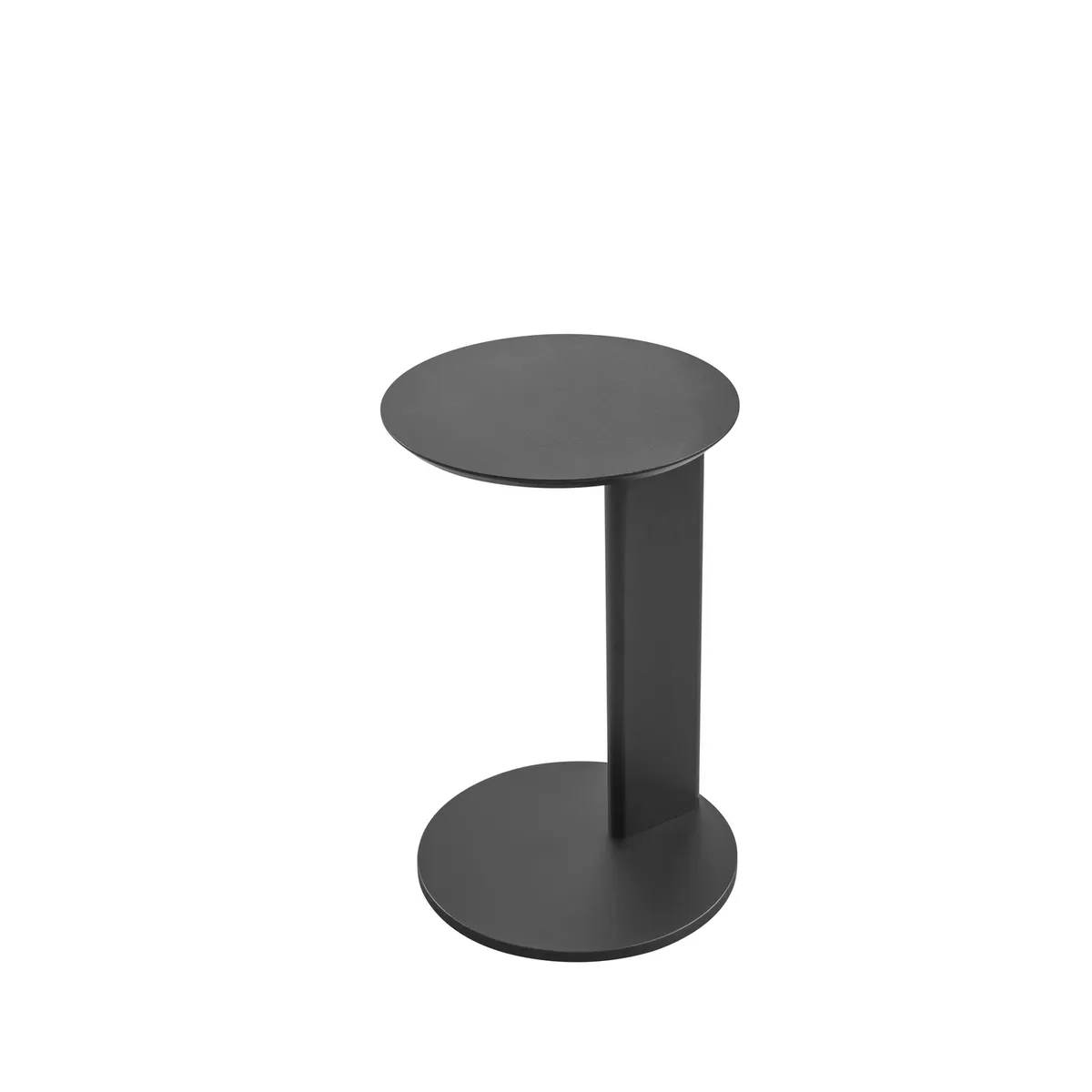 DECOCASA - Mesa lateral Alice Negro 35x35x55 cm