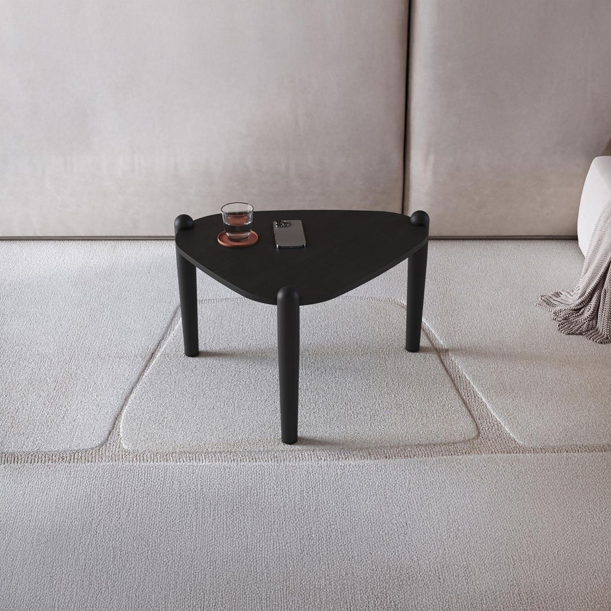 DECOCASA - Kit mesas Giorgia Negro 84.4x67.9x33 cm