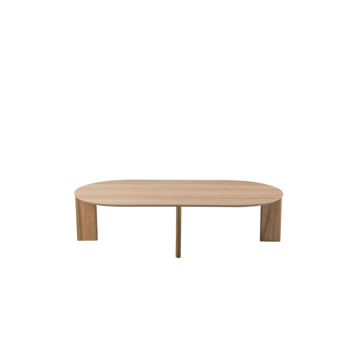 DECOCASA - Mesa de centro Alice Café 60x120x30 cm