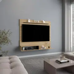 TUHOME - Panel TV 55 " Beijing Duna y blanco 140x120x31.5 cm