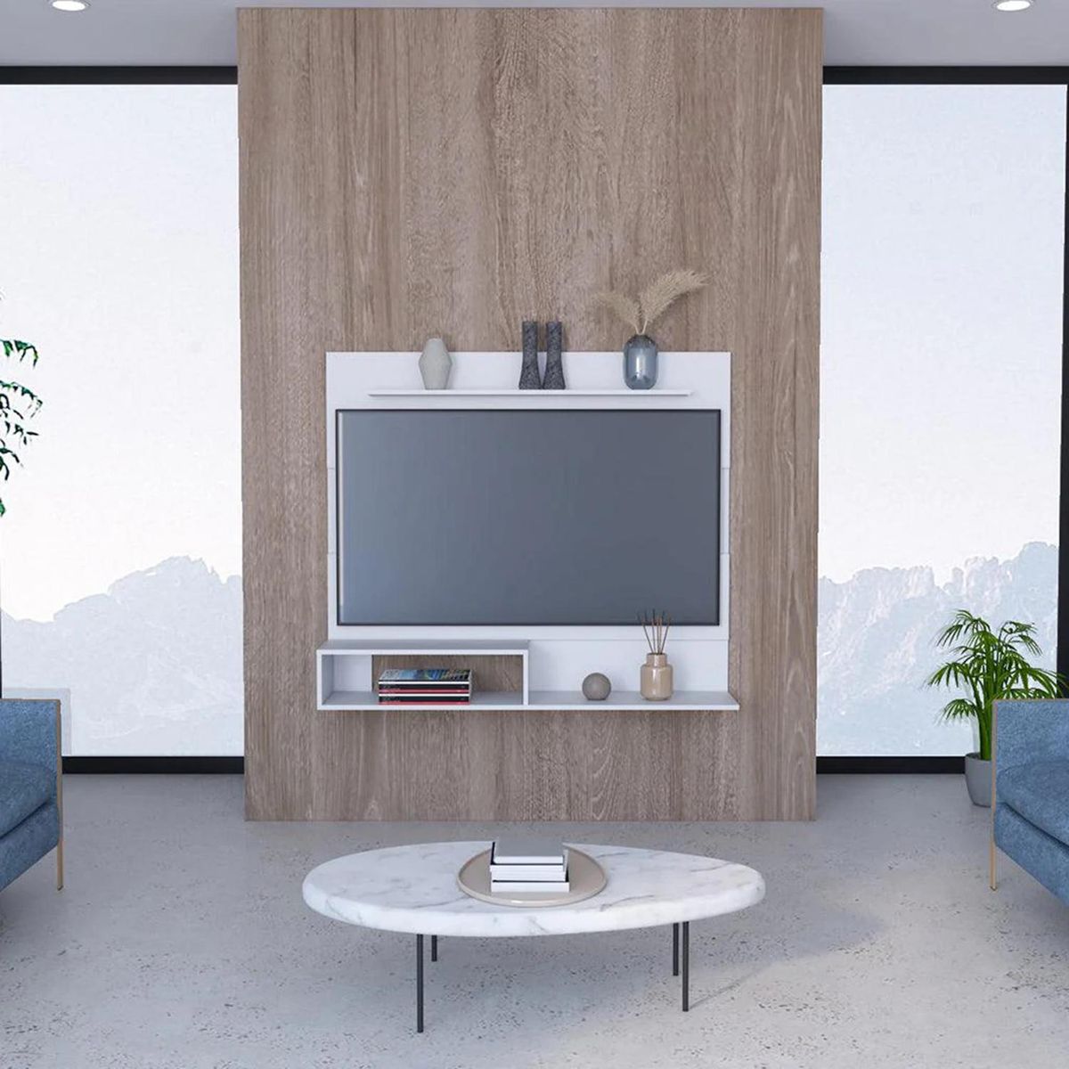 TUHOME - Panel de TV 40 " 120x32x140