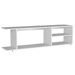 TUHOME - Rack TV 70 " Goodwood Blanco 120.3x45.4x34.9 cm