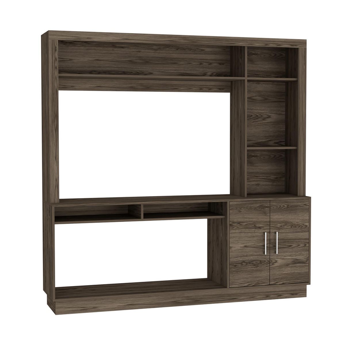 TUHOME - Estante TV 55 " Cantabria COÑAC 180x180x40 cm