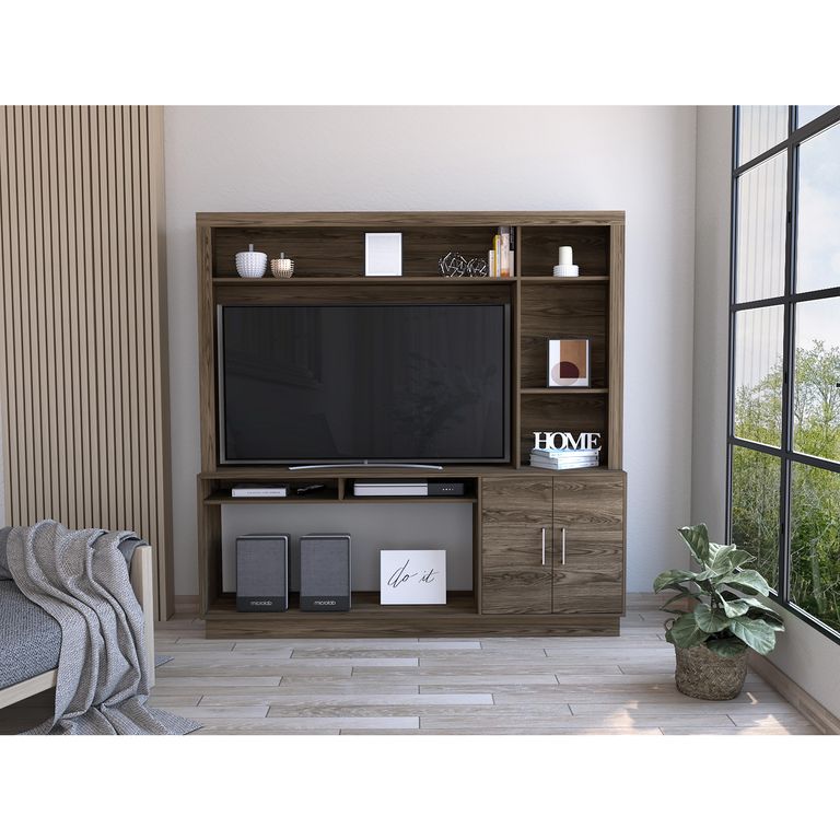 TUHOME Estante TV 55" Cantabria 80x180x40 cm