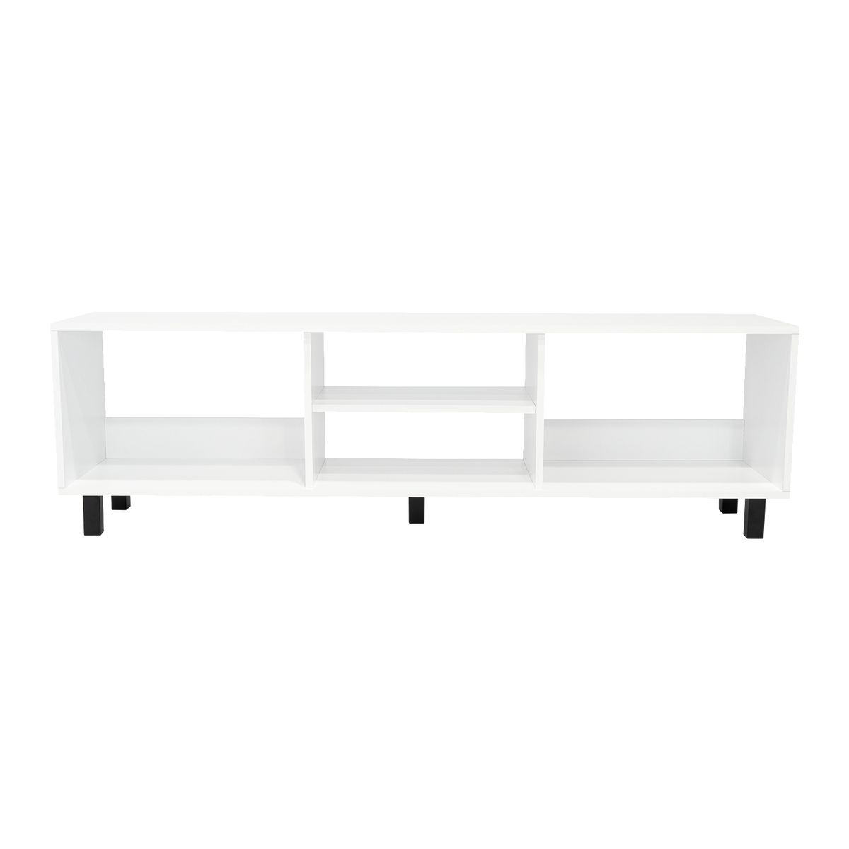 TUHOME - Rack TV 70 " Tunez Blanco 160x47.5x35 cm