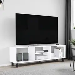 TUHOME - Rack TV 70 " Tunez Blanco 160x47.5x35 cm