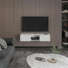 TUHOME - Panel TV 49" Glen 125.1x26.8x29.7 cm