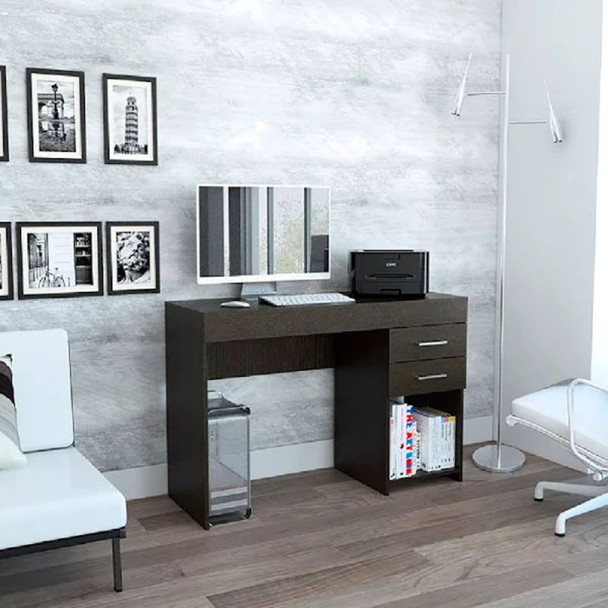 TUHOME - Escritorio Ibare Wengue 120x75x45.4 cm