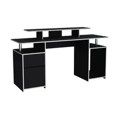 TUHOME - Escritorio Keria Wengue 157.1x88.5x50 cm