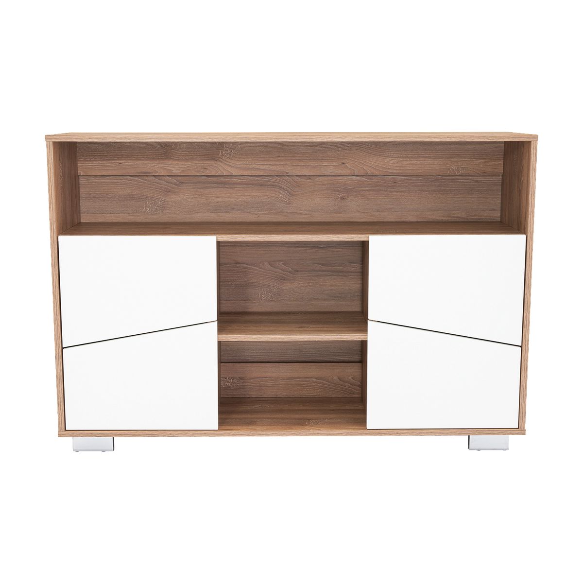 TUHOME - Arrimo Fraktal Miel y blanco 120.3x32.6x82 cm