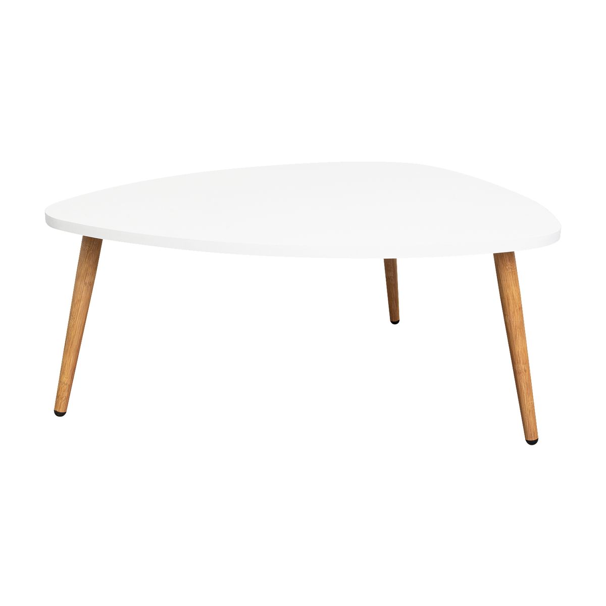 TUHOME - Mesa de centro Narvik Blanco 74.1x61.5x31.5 cm