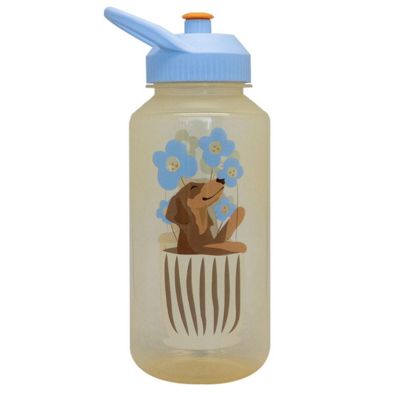 KEEP - Botella 1 l Plástico Celeste