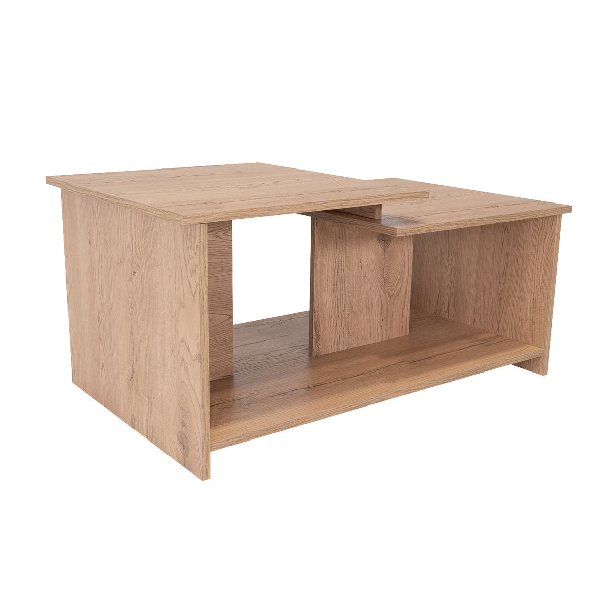 TUHOME - Mesa de centro Wema Macademia 89.3x53.1x41.6 cm