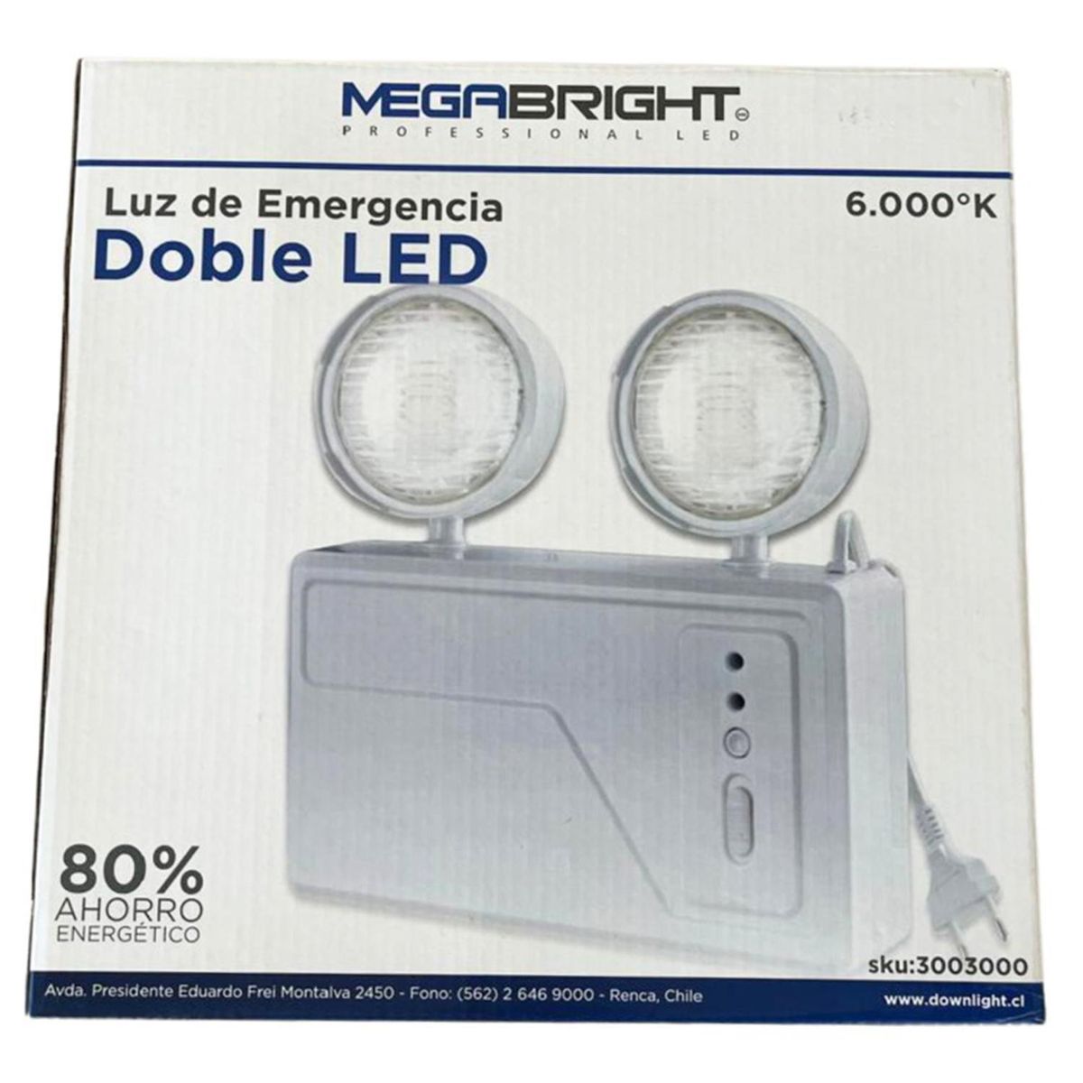 MEGABRIGHT - Lámpara Emergencia Led Micky