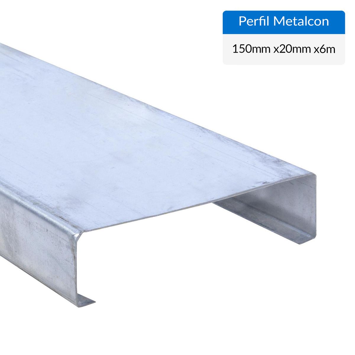 GENERICO - Perfil C Metalcon Estructural Metal 150x20x1 mm 6 m
