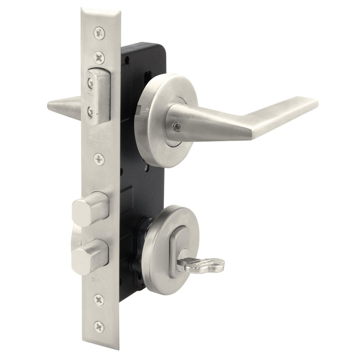 SCANAVINI - Cerradura embutida Cerradura de acceso Manilla Embutida Gris Manilla