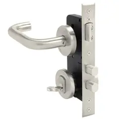 SCANAVINI - Cerradura embutida Acceso Manilla Embutida Gris Manilla