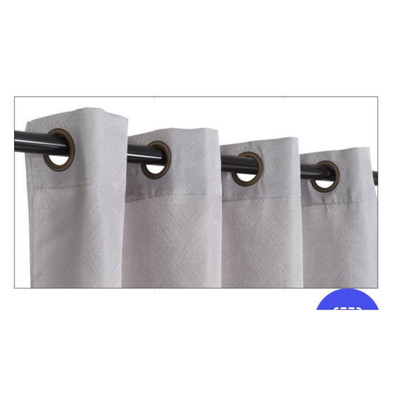 CHANTILLY - Set Cortina Tela 140x220 cm Gris