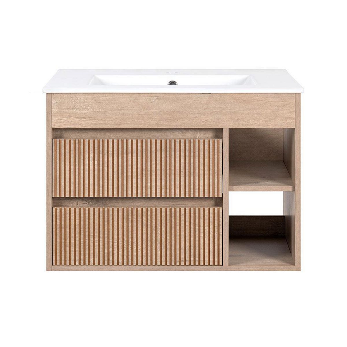 STRETTO - Combo Mueble Baño/ Wc/Grifería/Accesorios Paris 70 Lenga Tex