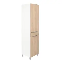TUHOME - Alacena de cocina Melia 2 puertas 1 cajón rovere y blanco