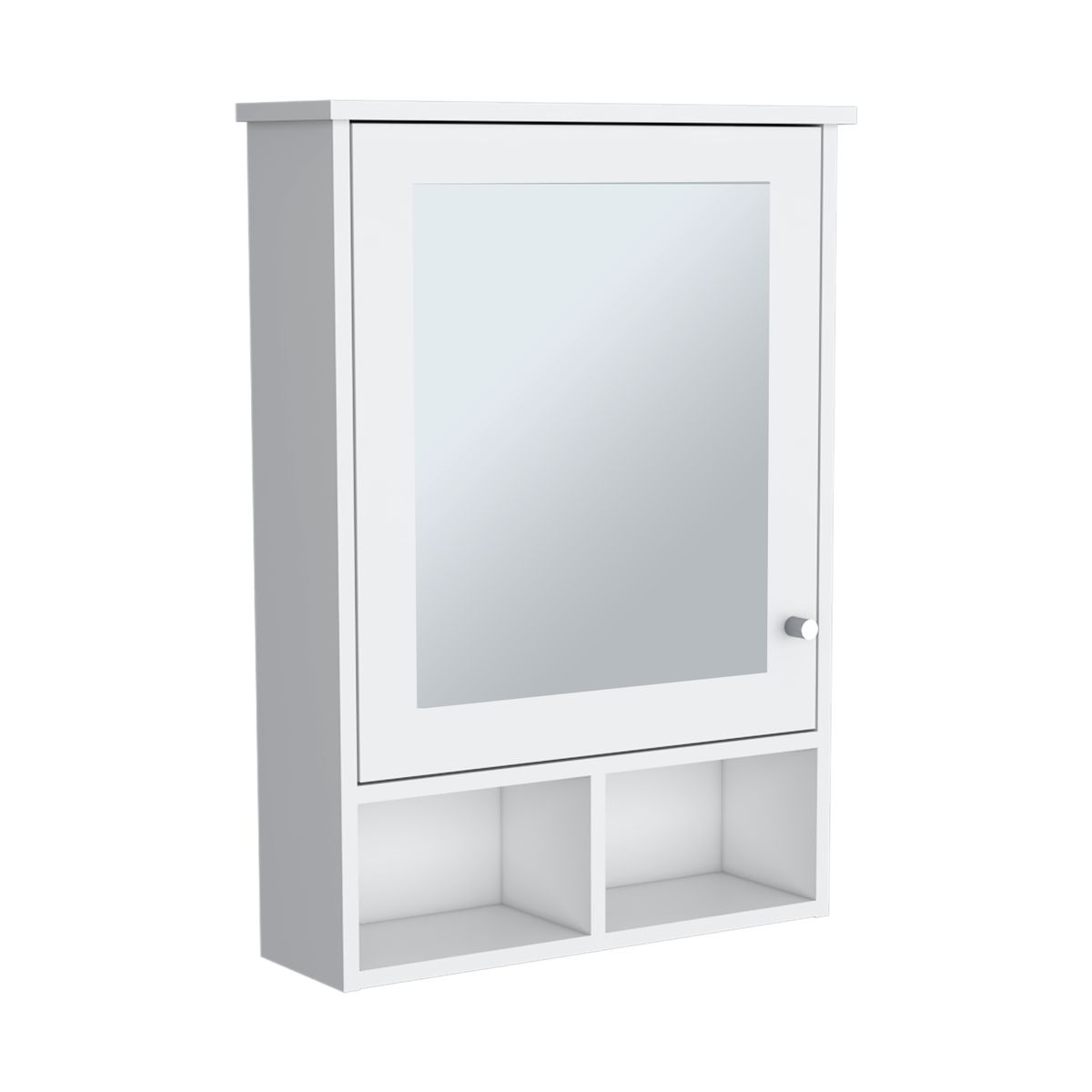 TUHOME - Botiquín Viña 1 puerta con espejo blanco