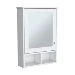 TUHOME - Botiquín Viña 1 puerta con espejo blanco